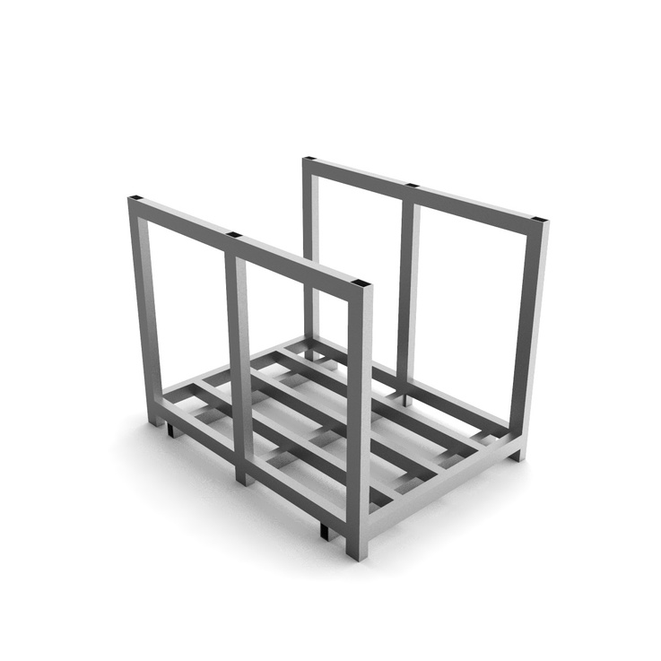 Fabricated steel pallet and heavy-duty storage rack manufactured by Aditri Engineering